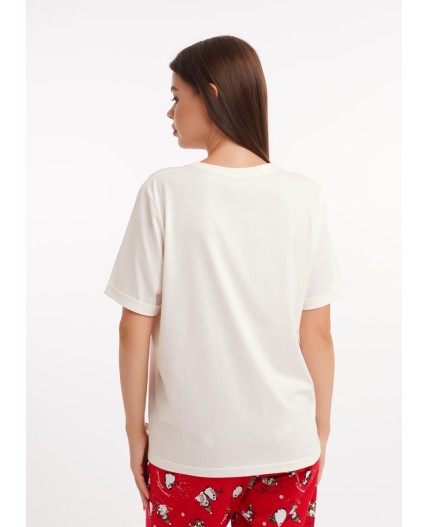 CLE LP15-1202/2 Набор одежды жен. Конфетти, молочный/красный