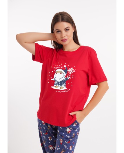 CLE LP15-1202/3 Набор одежды жен. Конфетти, красный/т.синий