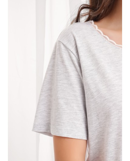 CLE LP26-1210/4 Набор одежды жен. Жизель, меланж св.серый/меланж т.серый