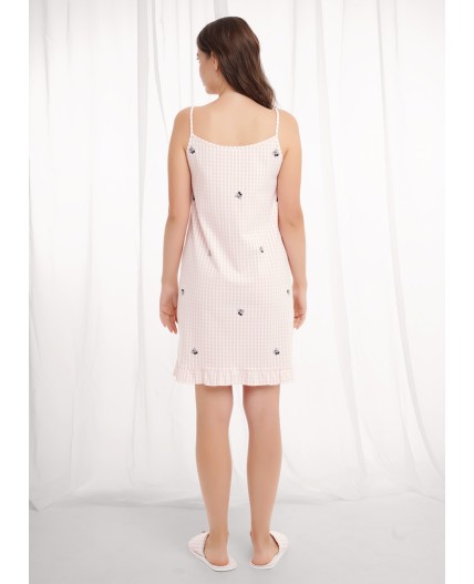 CLE LS26-1210 Сорочка ночн. жен. Жизель, св.розовый/белый