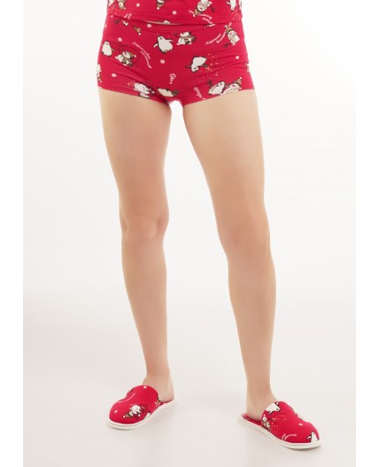 CLE LSET15-1202 Пижама жен. Конфетти, красный/молочный