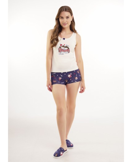 CLE LSET15-1202/1 Набор одежды жен. Конфетти, молочный/т.синий