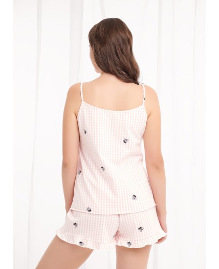 CLE LSET26-1210 Пижама жен. Жизель, св.розовый/белый