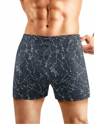 CLE MBX451911 Трусы муж., т.синий/св.серый