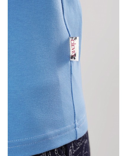 CLE MF450630 Футболка муж., т.голубой