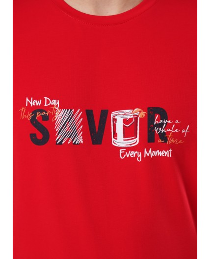 CLE MF450630 Футболка муж., красный