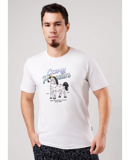 CLE MF450630 Футболка муж., св.серый