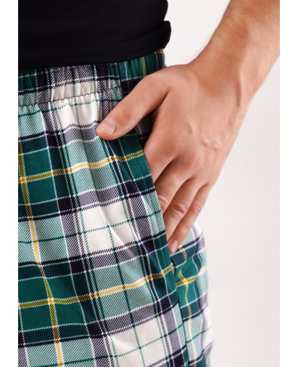 CLE MHH450641 Шорты муж., т.зелёный/молочный