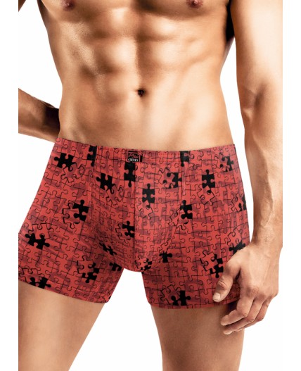 CLE MSH451831 Трусы муж., красный/чёрный