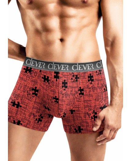 CLE MSH451833 Трусы муж., красный/чёрный