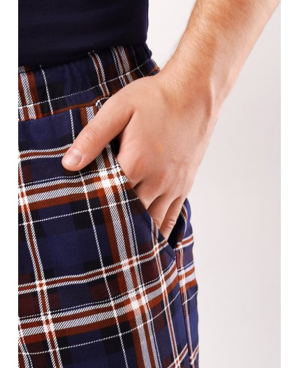 CLE MTR450621 Брюки муж., т.синий/белый