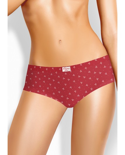 CLE SH1202 Трусы жен. Конфетти, красный/молочный