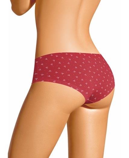 CLE SH1202 Трусы жен. Конфетти, красный/молочный