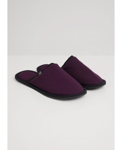 CLE SM451321 Пантолеты муж. домаш., т.бордовый