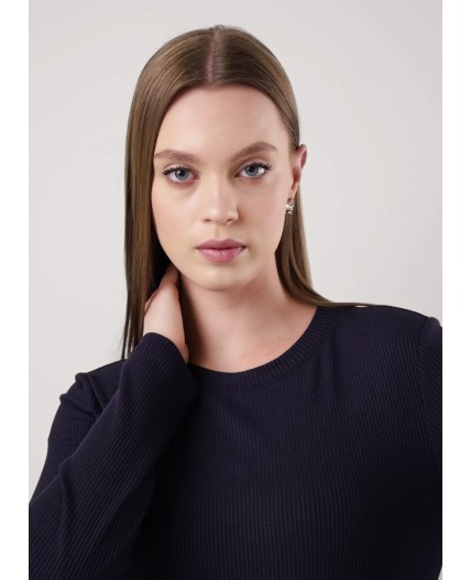 CLE Джемпер жен. 156878шв, т.синий