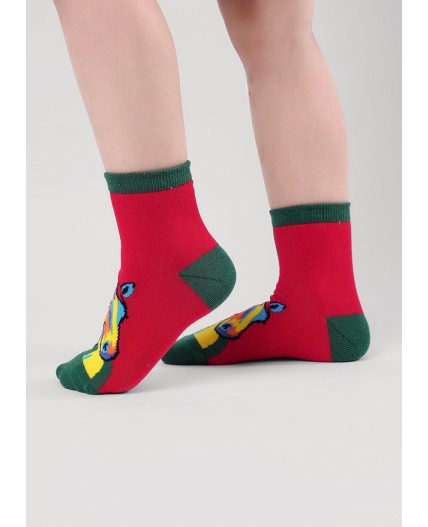 CLE Носки дет.С4554 16-18,18-20 НГ хл+эл, красный