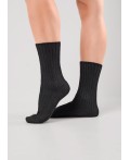 CLE Носки жен.Д688Ш акрил альпака, чёрный