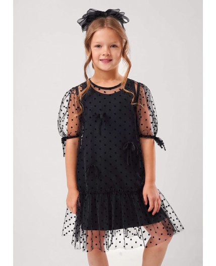 CLE Платье дев. 757248/26кд, чёрный