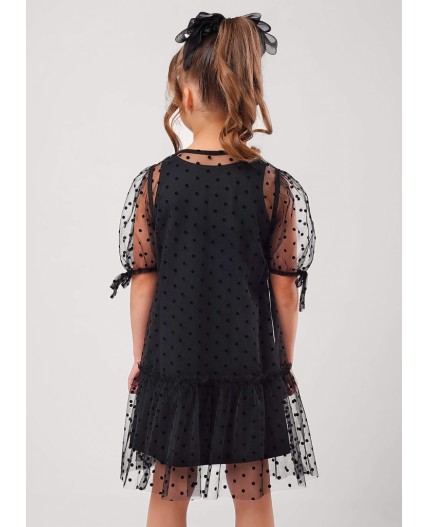 CLE Платье дев. 757248/26кд, чёрный