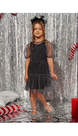 CLE Платье дев. 757257/26кд, чёрный