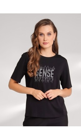 CLE Футболка жен. 156702/193иэ_п, чёрный