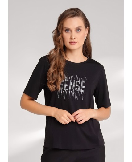 CLE Футболка жен. 156702/193иэ_п, чёрный