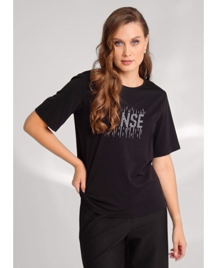 CLE Футболка жен. 156702/193иэ_п, чёрный