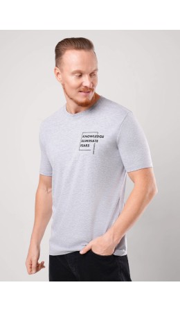 ЭЙС фуфайка муж600311/35ккп мел, меланж серый