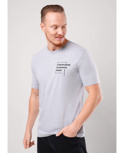 ЭЙС фуфайка муж600311/35ккп мел, меланж серый