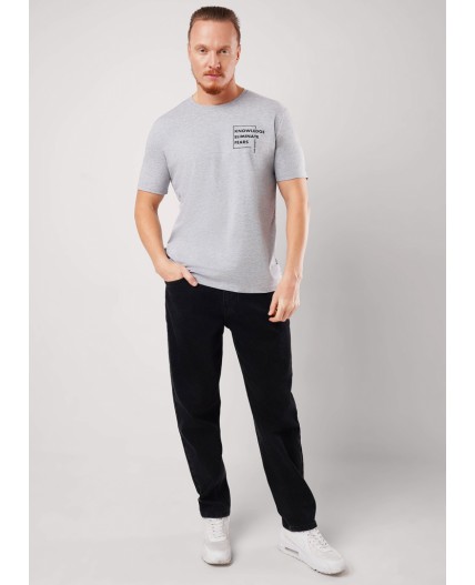 ЭЙС фуфайка муж600311/35ккп мел, меланж серый