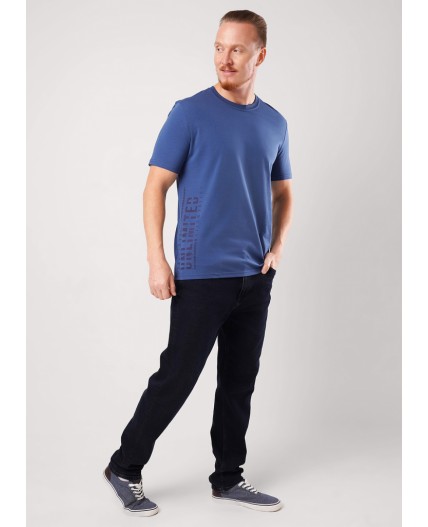 ЭЙС фуфайка муж600311/44ккп ко, джинсовый