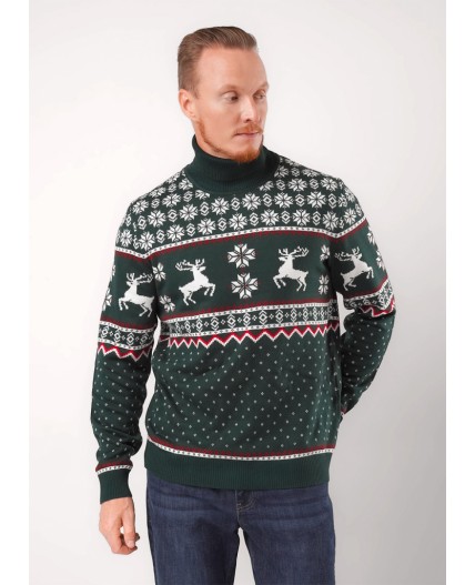 CLE MGW451410 Джемпер муж., хаки/молочный