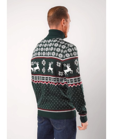 CLE MGW451410 Джемпер муж., хаки/молочный