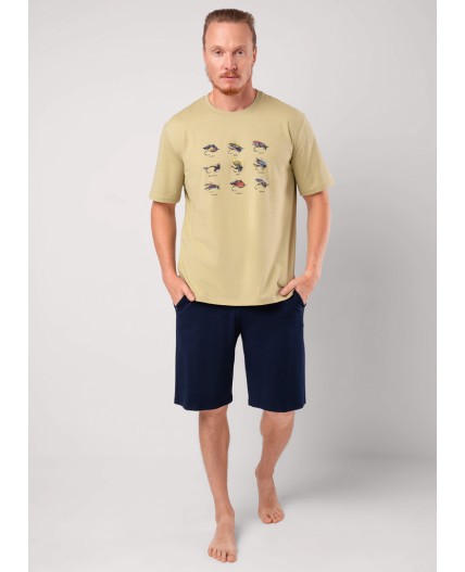 CLE MHP451132/1 Набор одежды муж., св.оливковый/т.синий