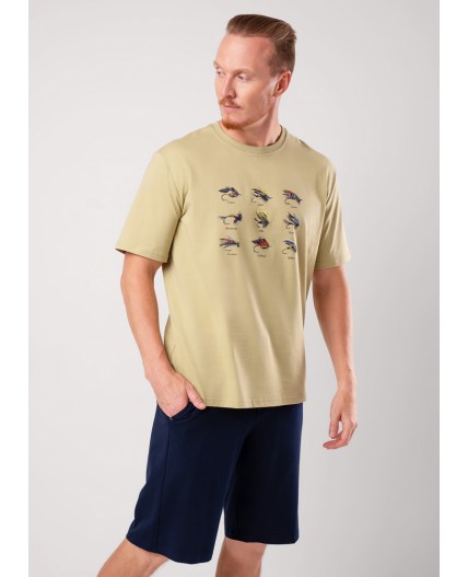 CLE MHP451132/1 Набор одежды муж., св.оливковый/т.синий