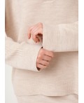 CLE Джемпер жен. 154598/192ак, меланж бежевый