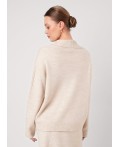 CLE Джемпер жен. 154598/192ак, меланж бежевый