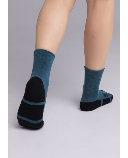 CLE Носки дет.С301П 24 термо плюш, т.бирюзовый