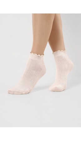 CLE Носки жен.Д2421, меланж бежевый