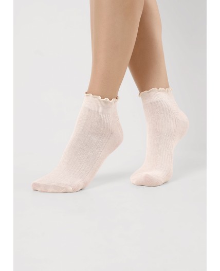 CLE Носки жен.Д2421, меланж бежевый