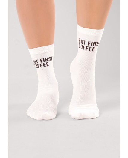 CLE Носки жен.Д2521 моккачино хл+эл, белый