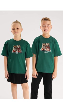 CLE Футболка дет. 757238/28кд_п, т.зелёный