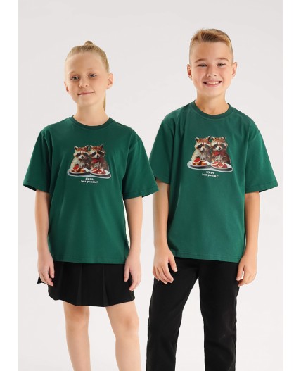 CLE Футболка дет. 757238/28кд_п, т.зелёный