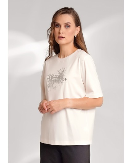 CLE Футболка жен. 156702/193иэ_п, молочный