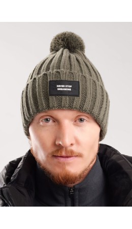 CLE Шапка 433802ап флис, хаки