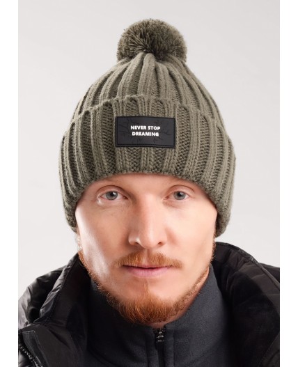 CLE Шапка 433802ап флис, хаки