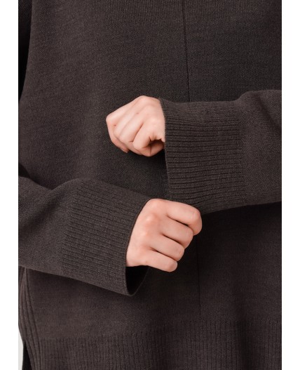 CLE Джемпер жен. 154595/192ак, меланж коричневый