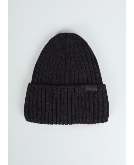 CLE Шапка 454420ак флис, меланж т.серый