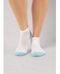 CLES Носки жен.L2011 market line сетка, белый