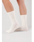 ЭЙС Носки жен.Д176Ш акрил зима, молочный